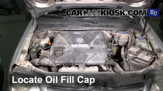 2000 Volkswagen Polo 1.0L 4 Cyl. Aceite Agregar aceite